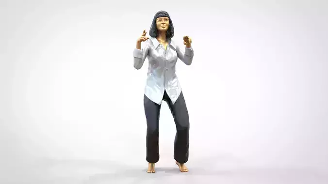N1 Pulp Fiction Mia Wallace  Uma Thurman 3D print model