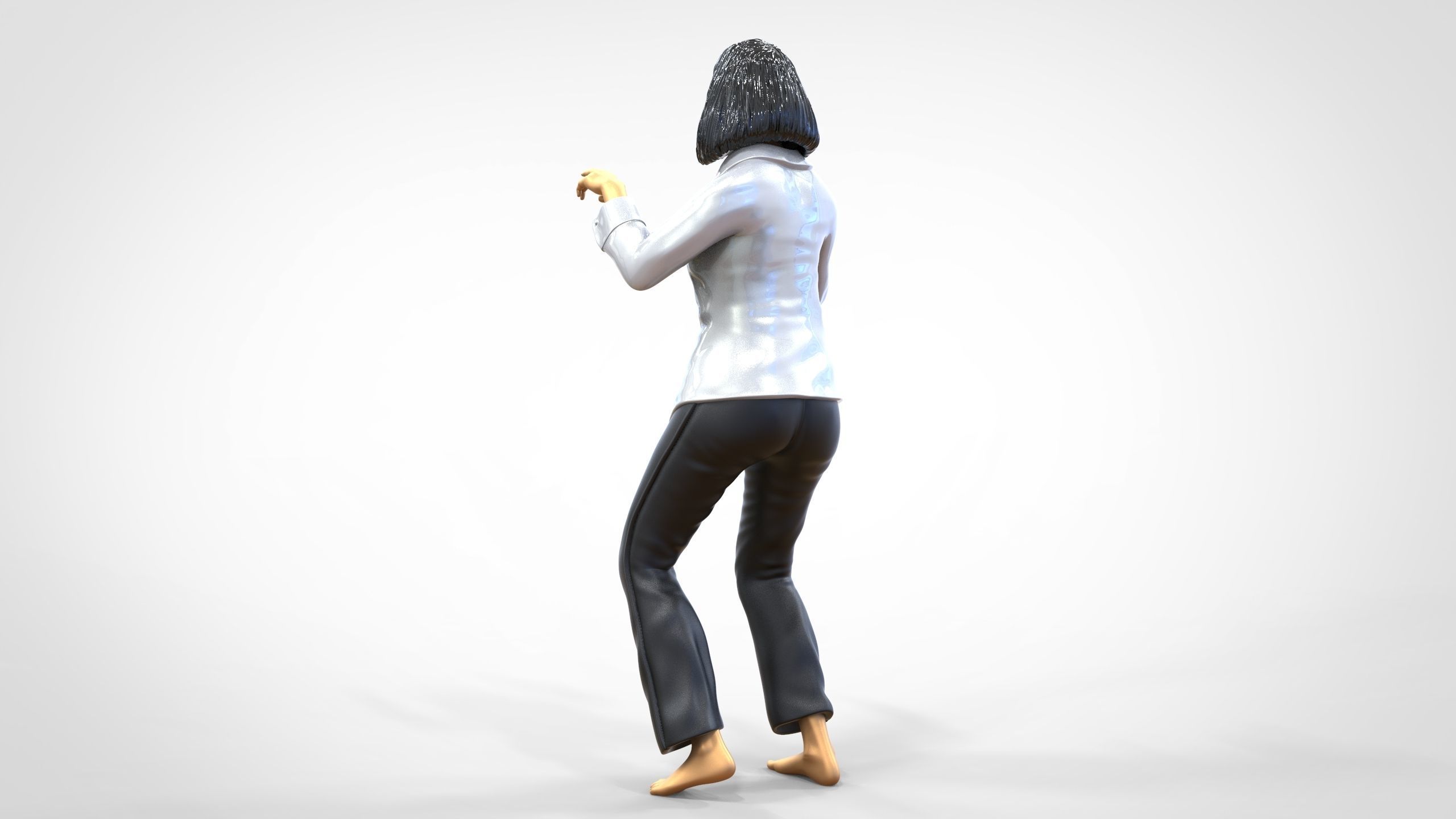 N1 Pulp Fiction Mia Wallace  Uma Thurman 3D print model_10