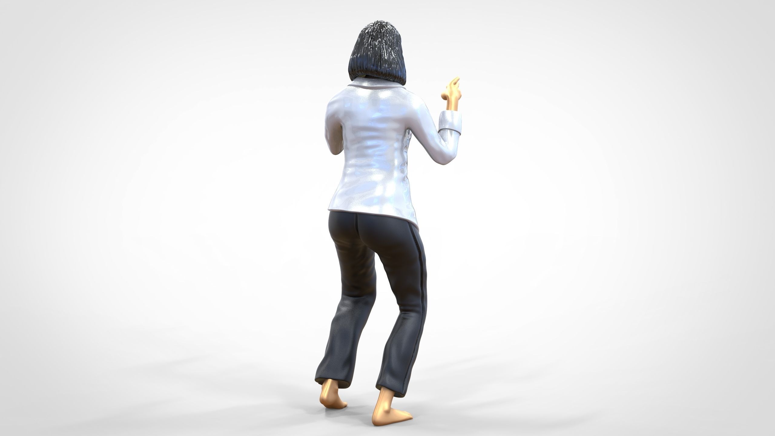 N1 Pulp Fiction Mia Wallace  Uma Thurman 3D print model_17