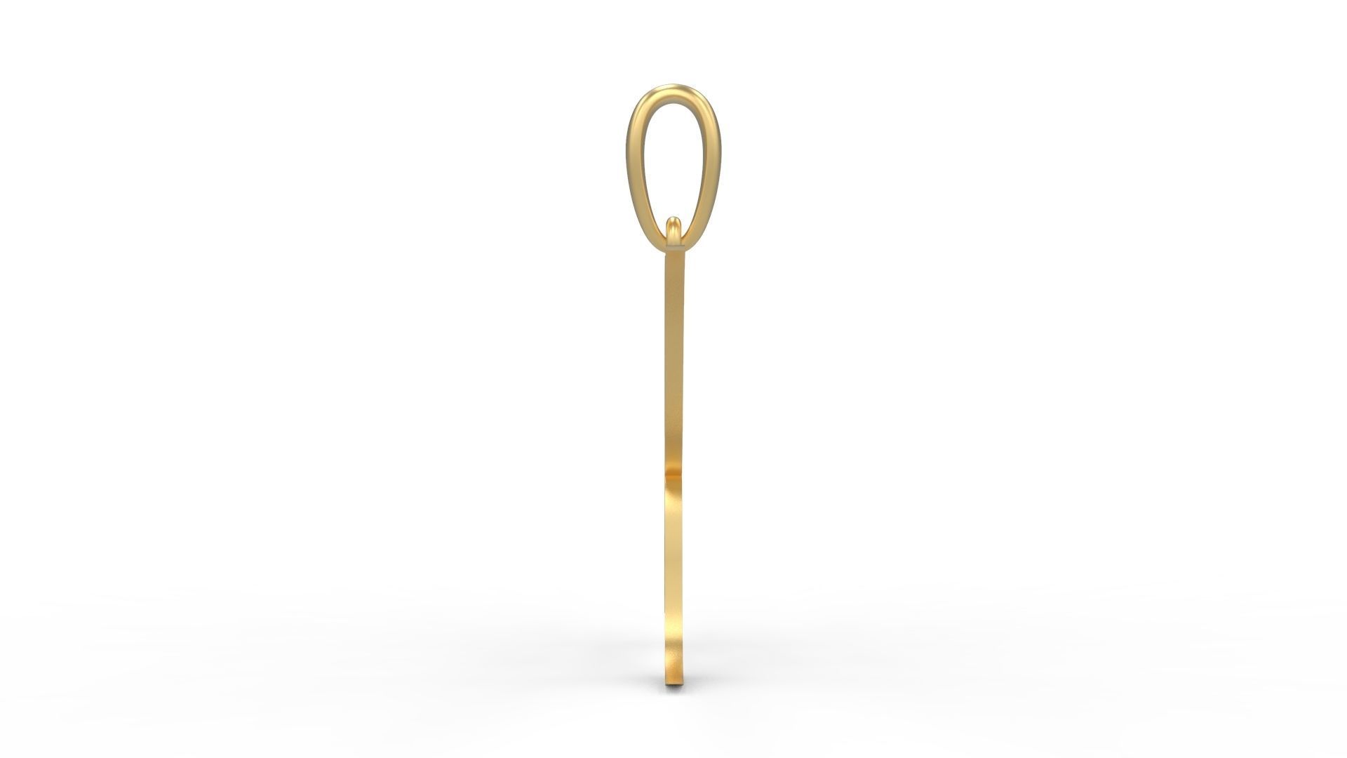 Initial Letters Pendant Sunshine K 3D print model_2