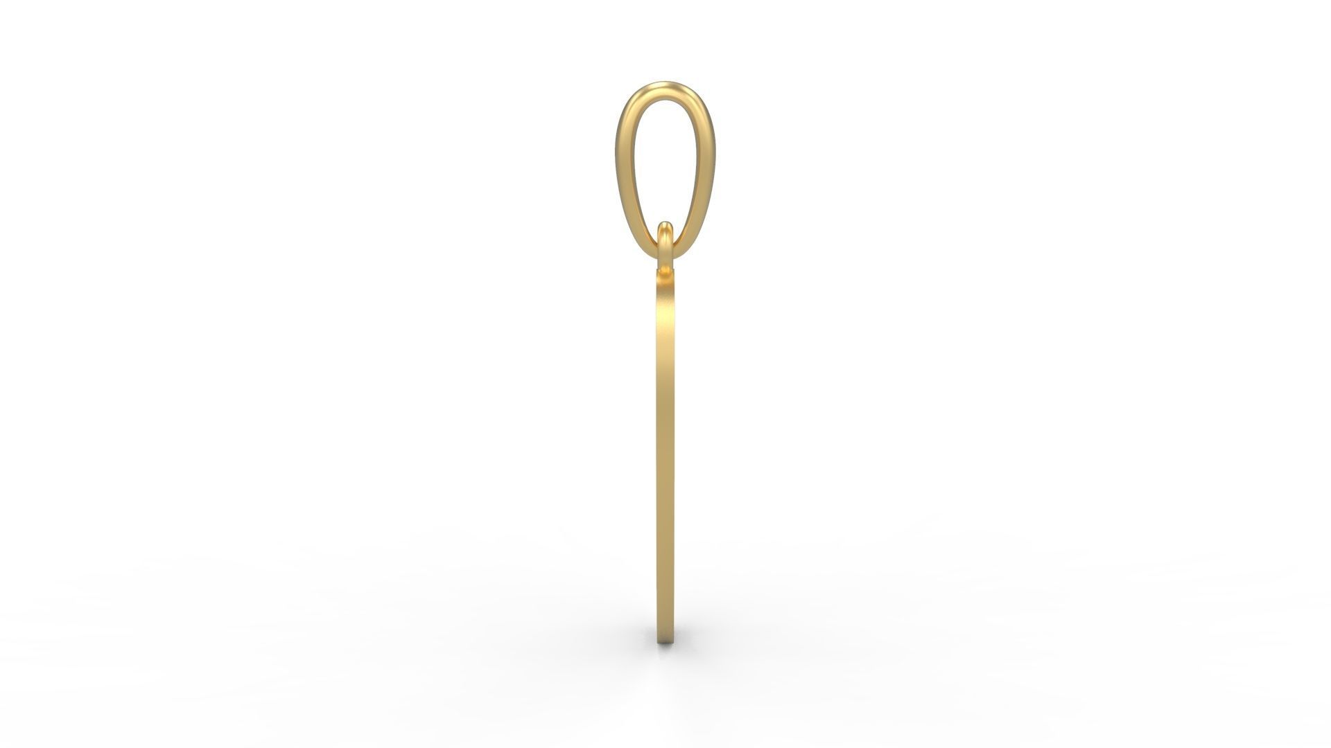 Initial Letters Pendant Sunshine O 3D print model_2