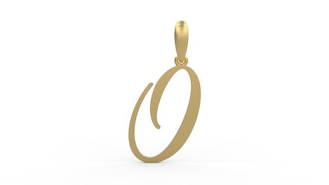 Initial Letters Pendant Sunshine O 3D print model