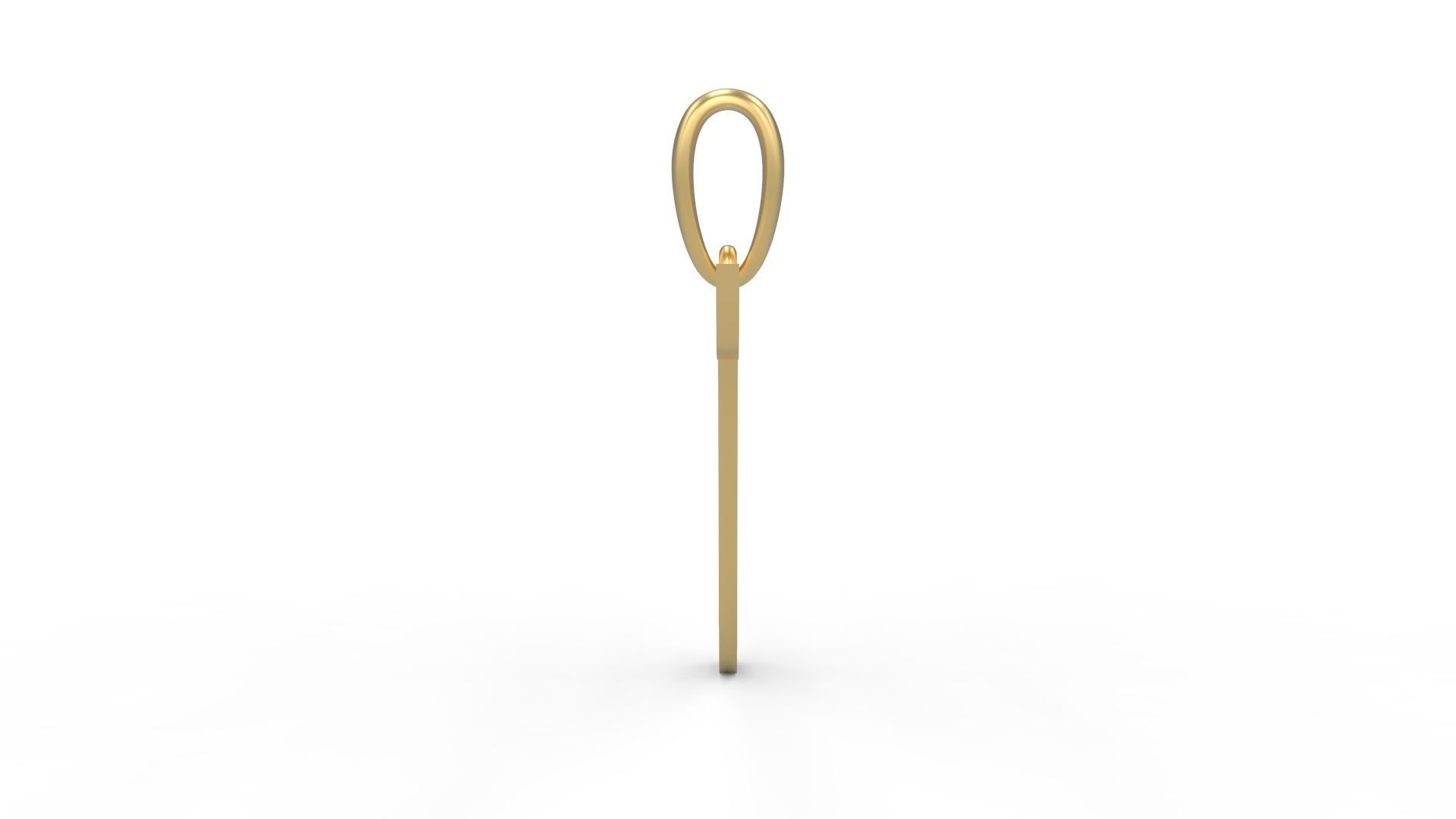 Initial Letters Pendant Sunshine T 3D print model_2