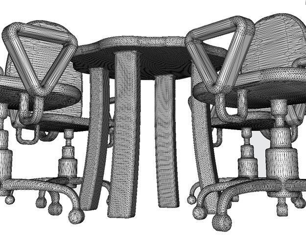 Spectacular Office Meeting 3D model_5