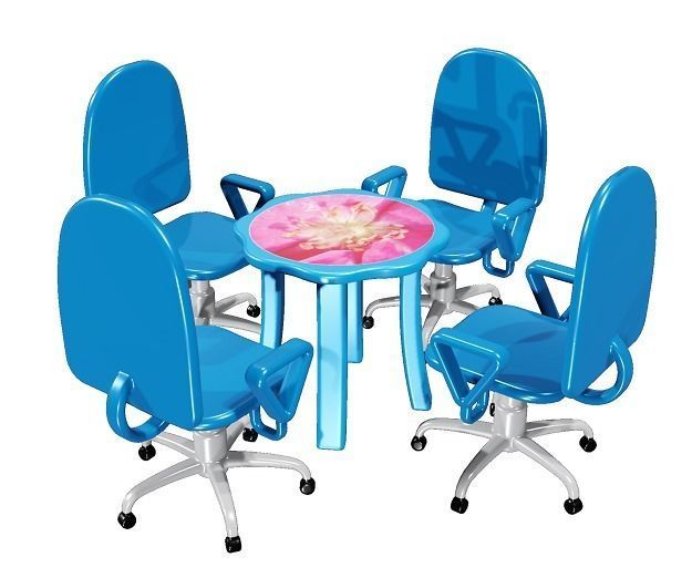 Spectacular Office Meeting 3D model_1