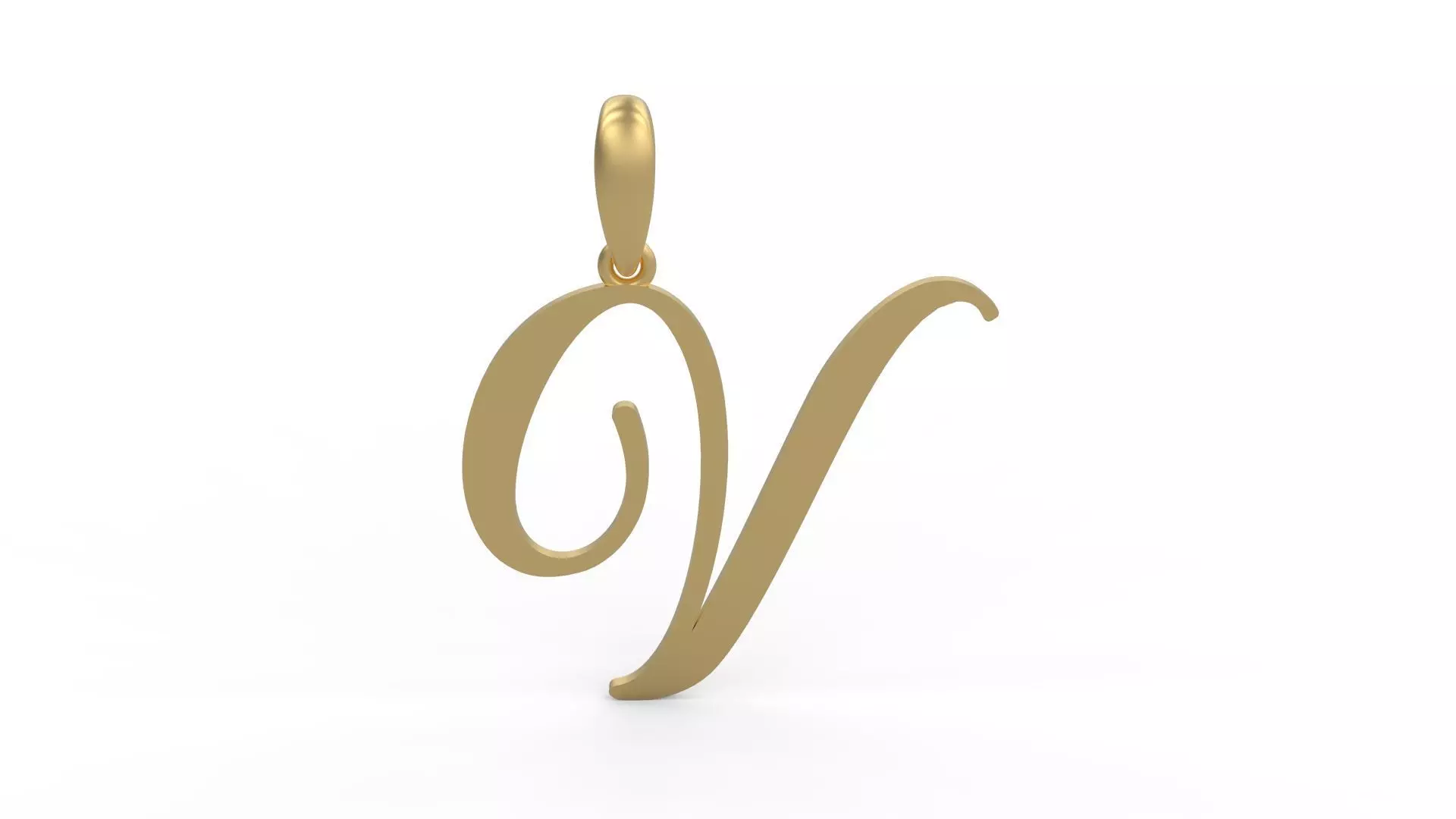 Initial Letters Pendant Sunshine V 3D print model_0