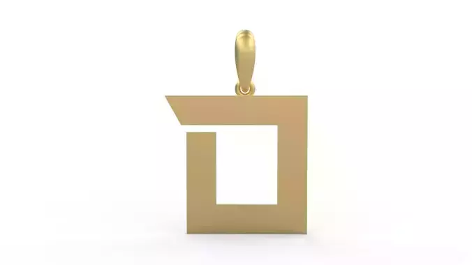 Initial Letters Pendant Super Maizen D