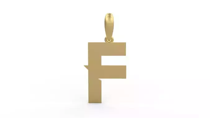nitial Letters Pendant Super Maizen F