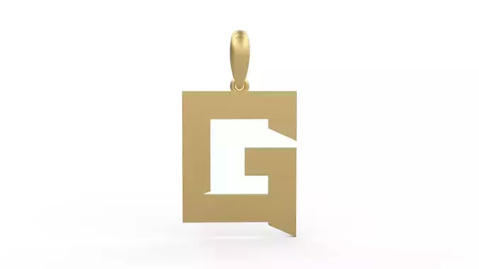 Initial Letters Pendant Super Maizen G