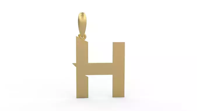 Initial Letters Pendant Super Maizen H