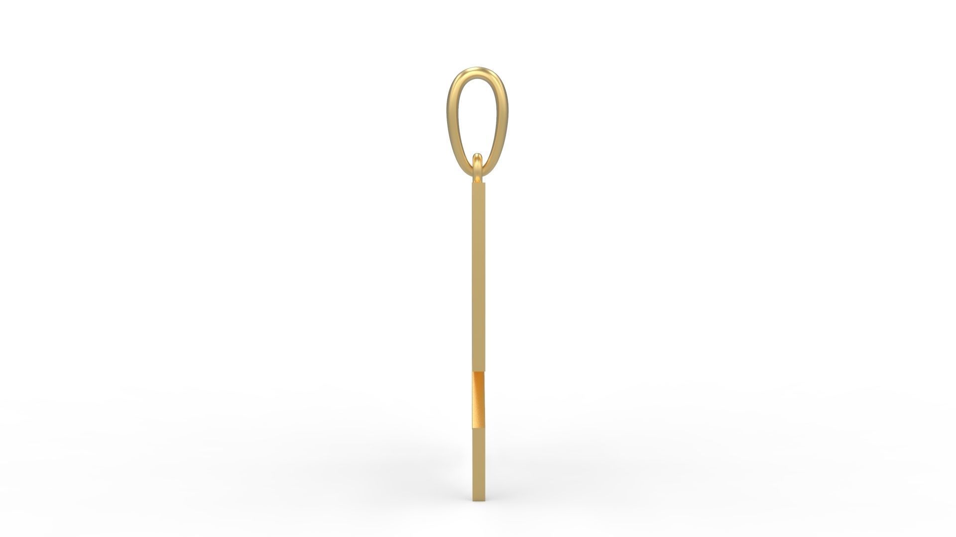 Initial Letters Pendant Super Maizen K 3D print model_2