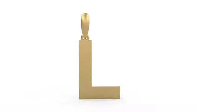 Initial Letters Pendant Super Maizen L
