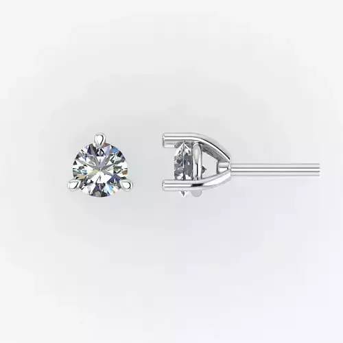 Diamond Jewelry Stud Earrings 7mm