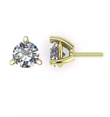 Diamond Jewelry Stud Earrings 6mm