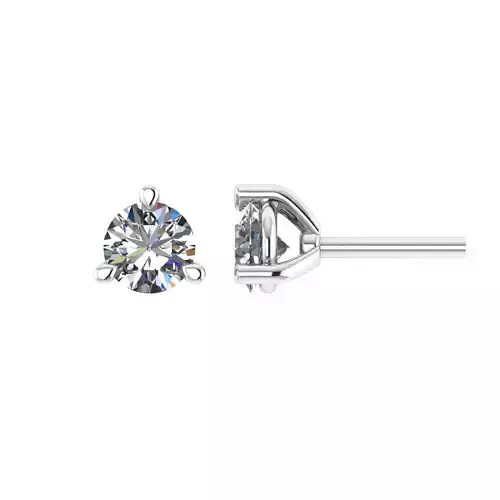 Diamond Jewelry Stud Earrings 7mm