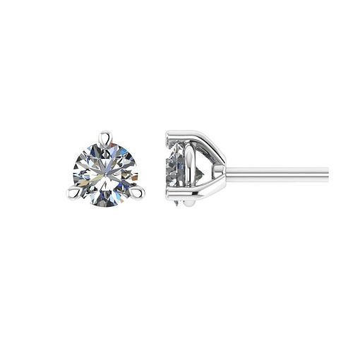 Diamond Jewelry Stud Earrings 7mm 3D print model