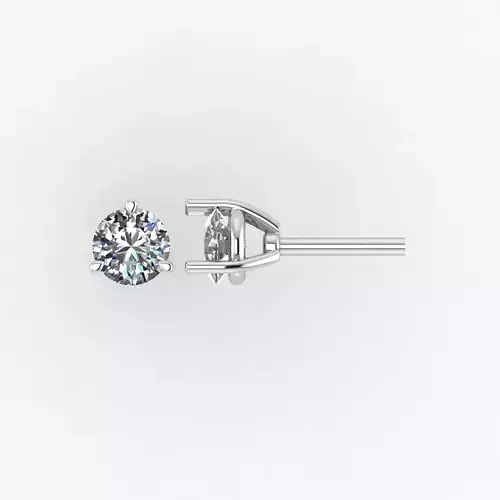 Diamond Jewelry Stud Earrings 9mm