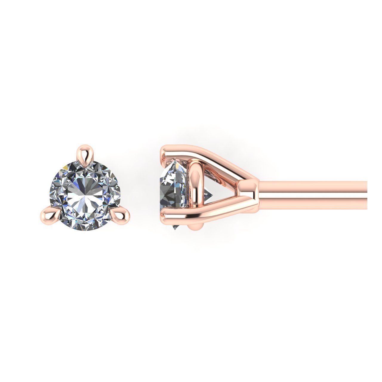 Diamond Jewelry Stud Earrings 2mm 3D model_2