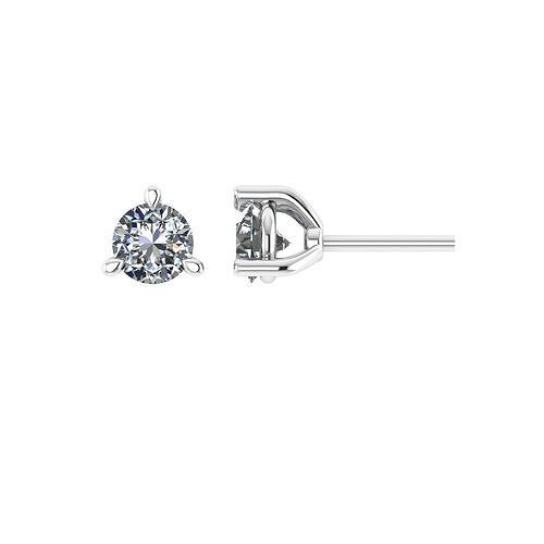 Diamond Jewelry Stud Earrings 3mm 3D print model