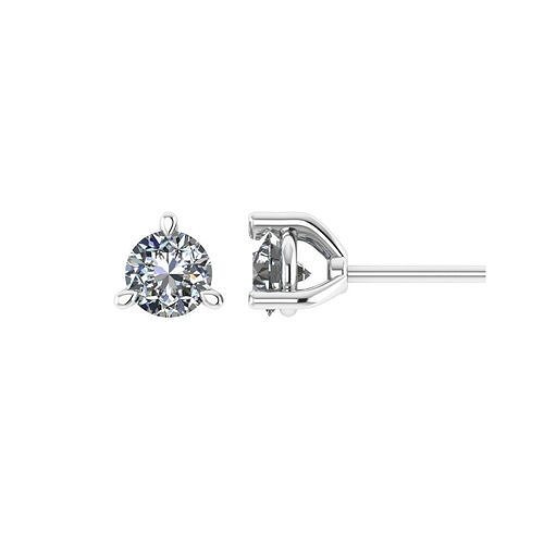 Diamond Jewelry Stud Earrings 4mm 3D print model