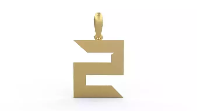Initial Letters Pendant Super Maizen Z