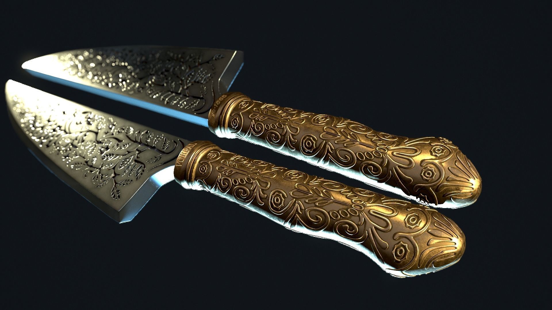  Alice in wonderland knife 3D model_15