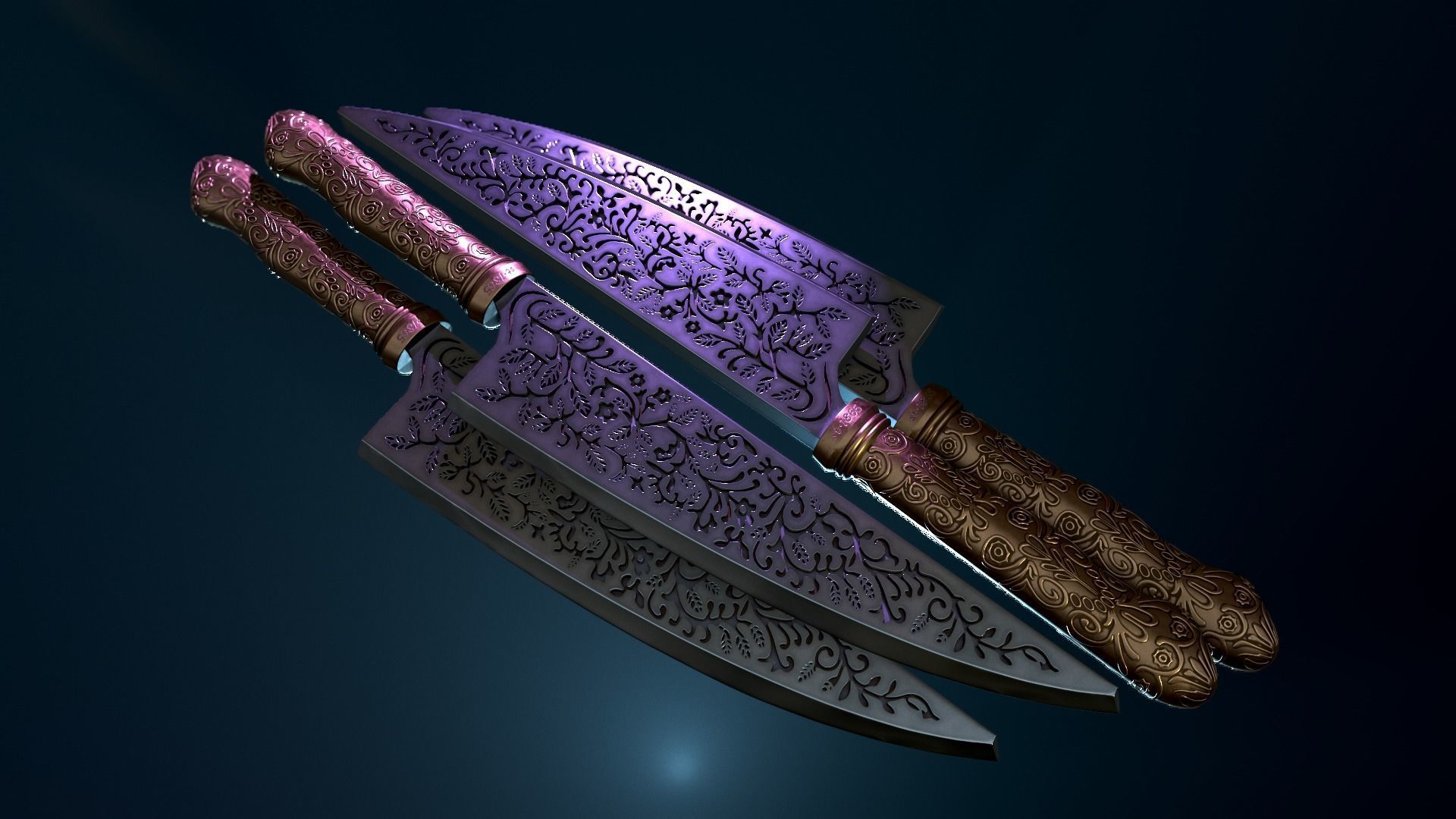  Alice in wonderland knife 3D model_3