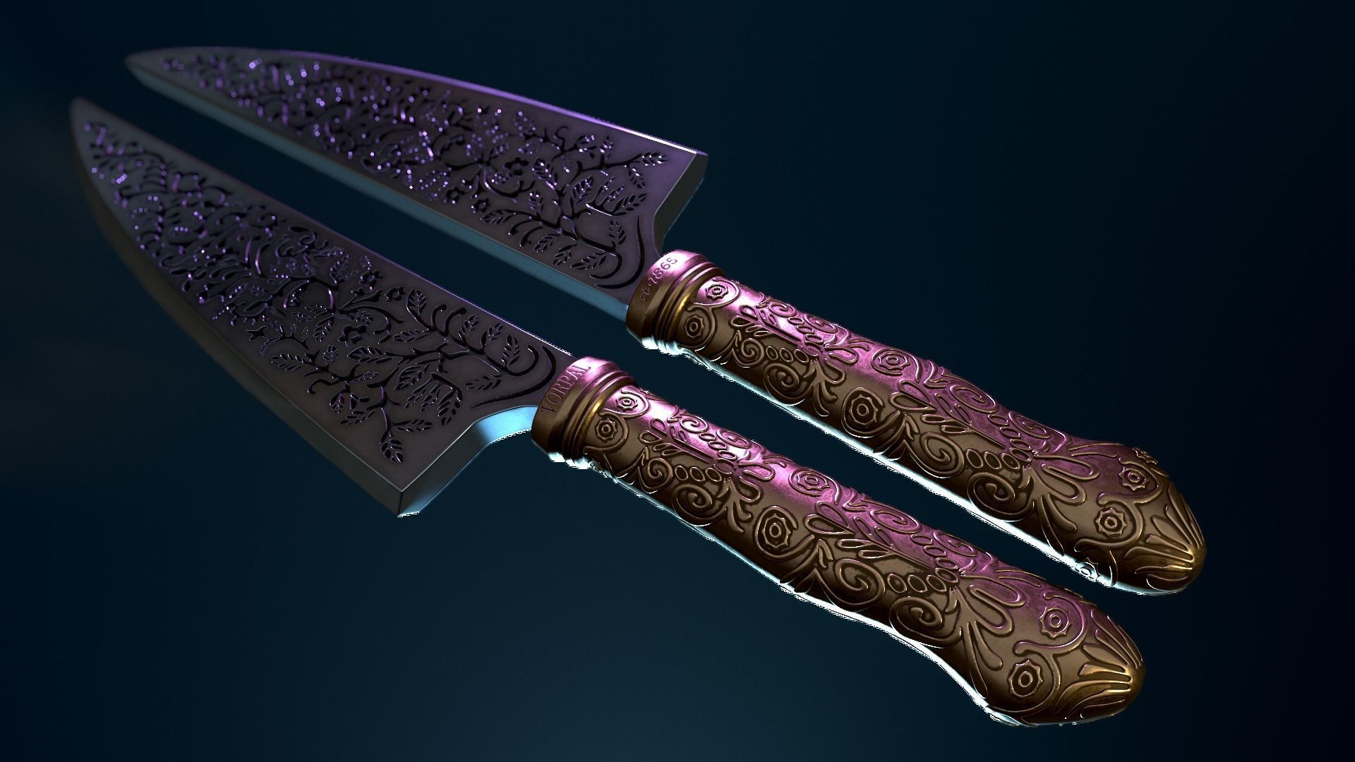  Alice in wonderland knife 3D model_8