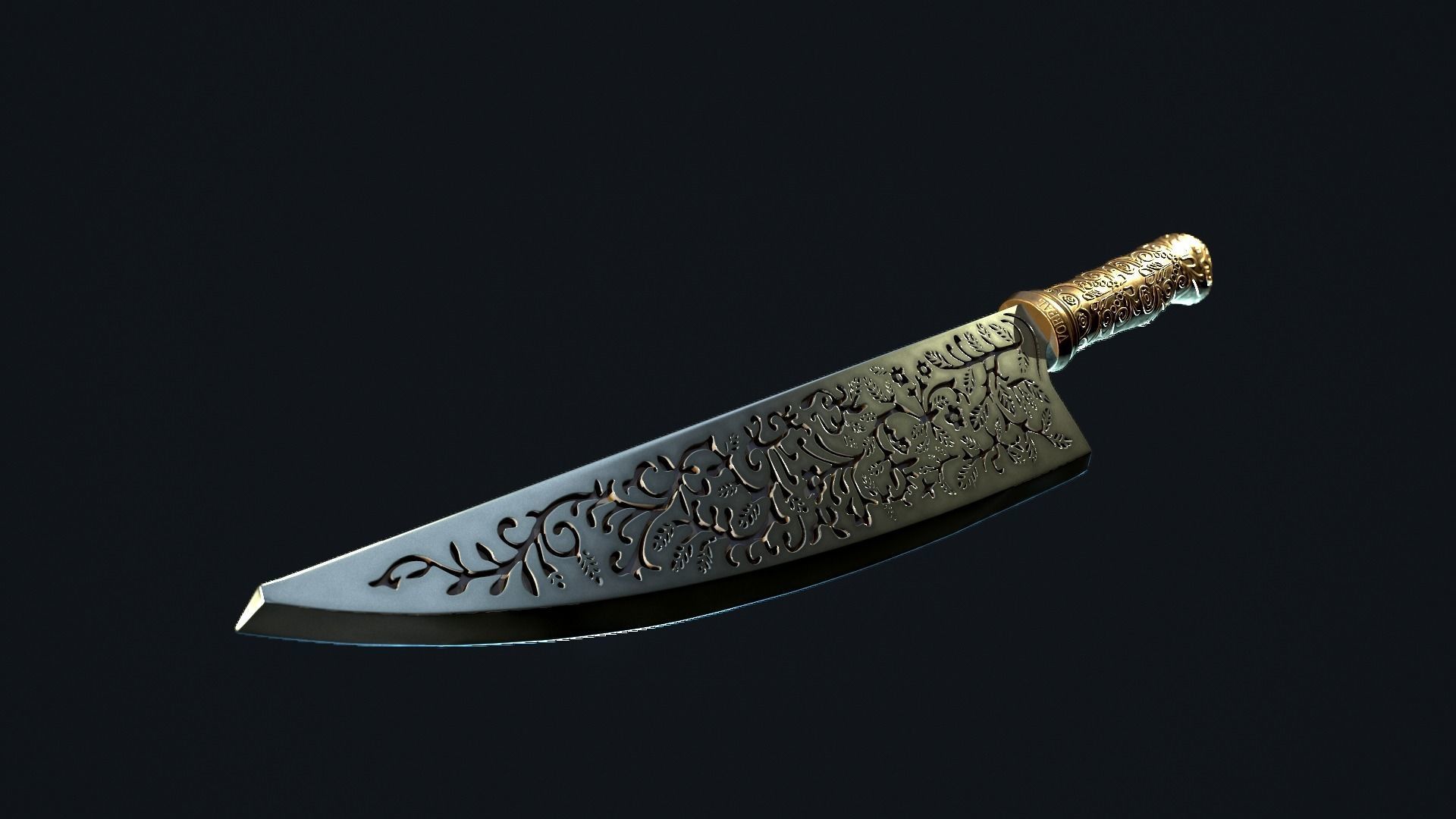  Alice in wonderland knife 3D model_16