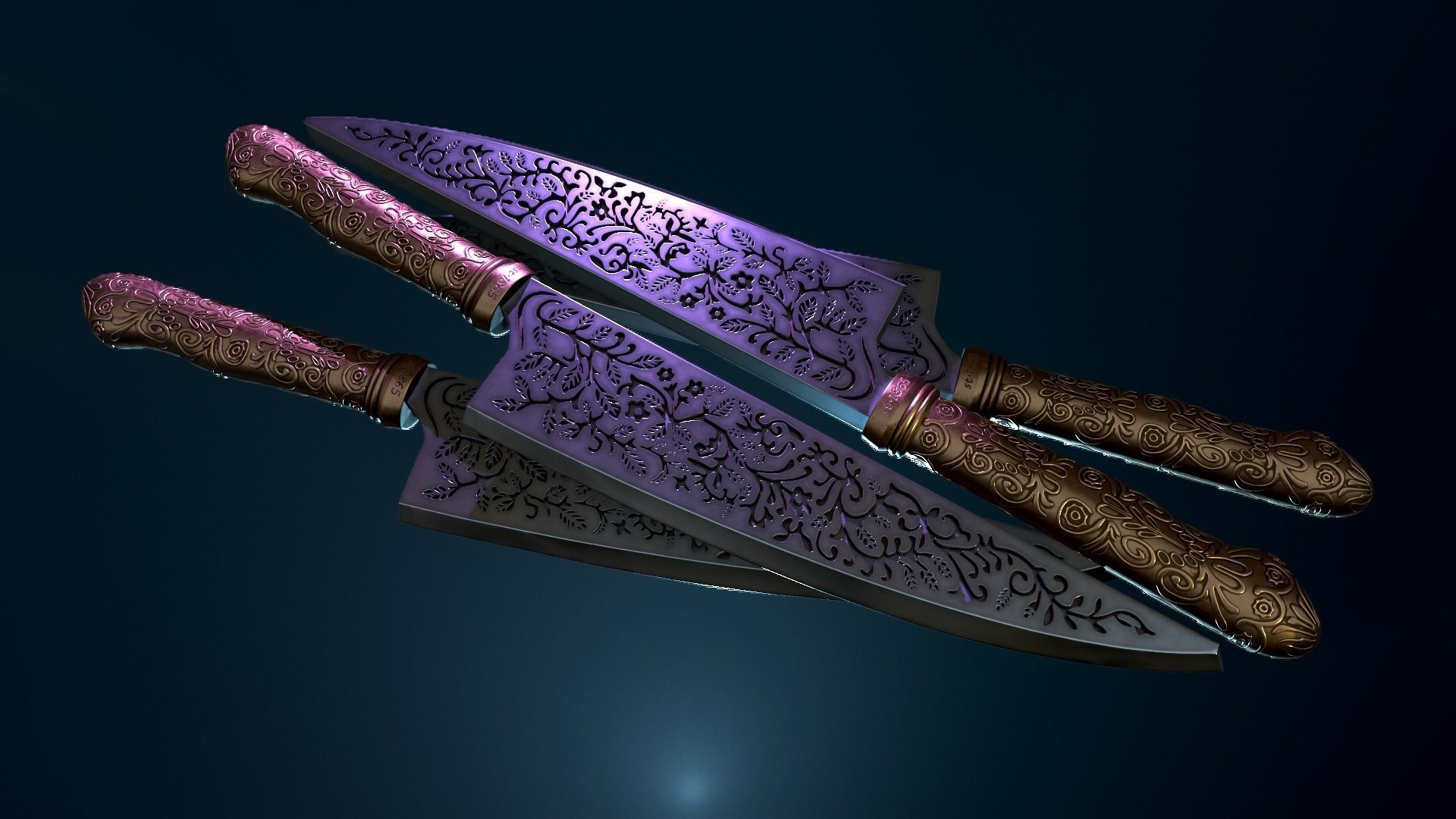  Alice in wonderland knife 3D model_4