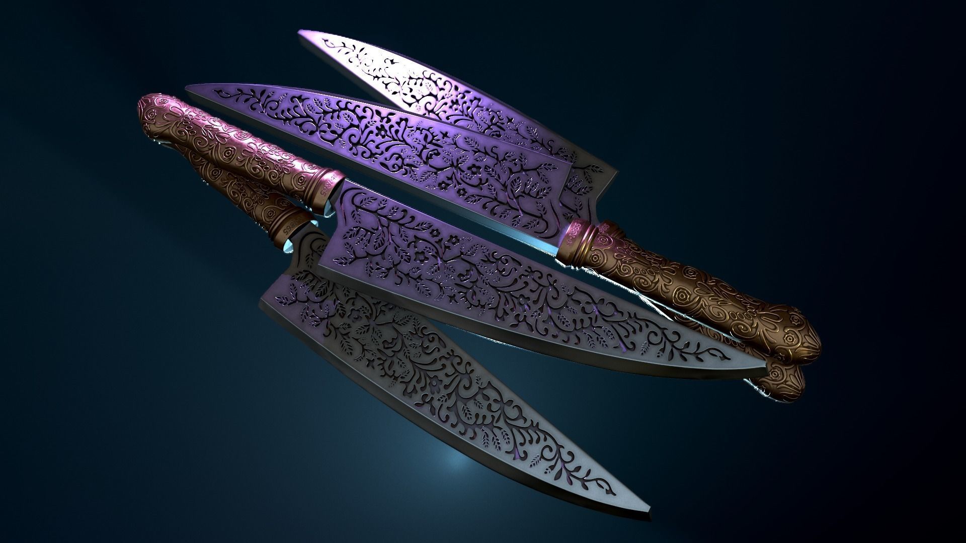  Alice in wonderland knife 3D model_5