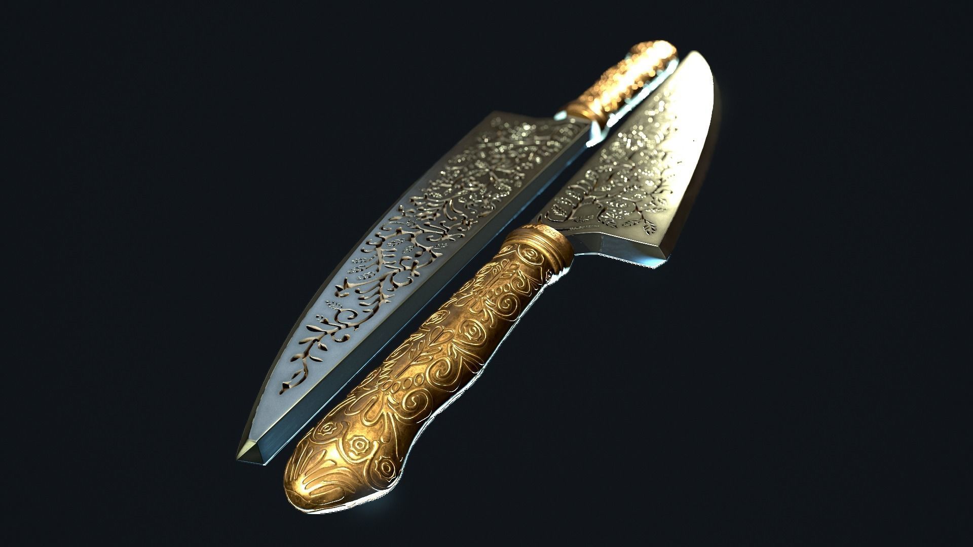  Alice in wonderland knife 3D model_10