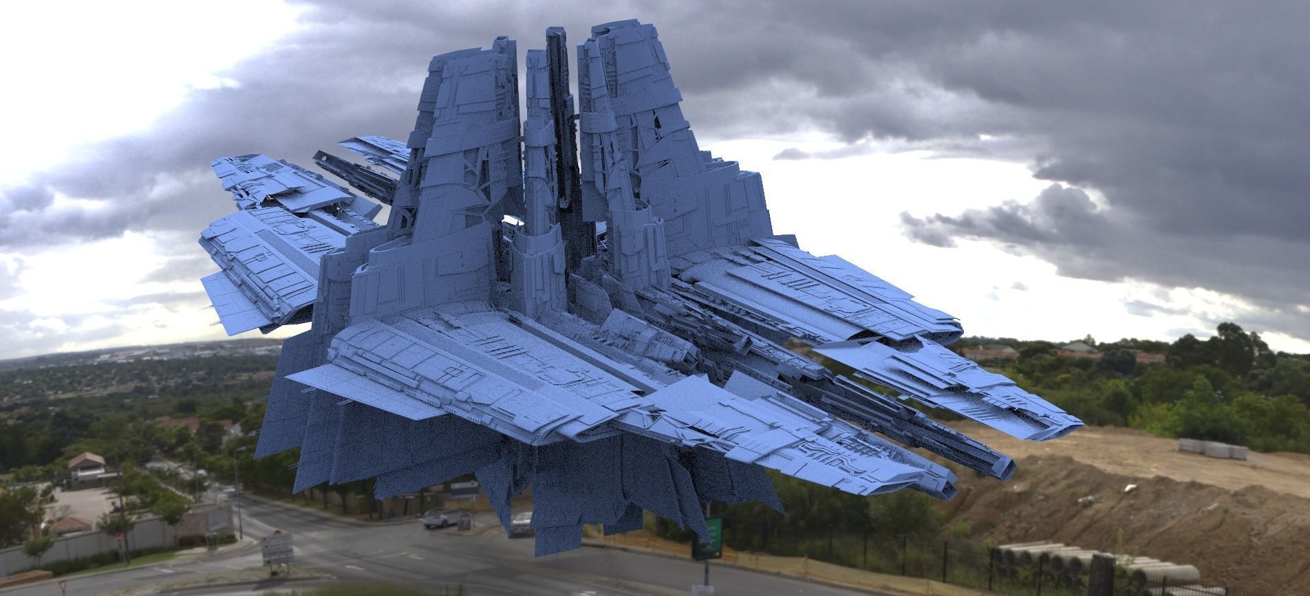 Stargate Pyramid City 3D model_1