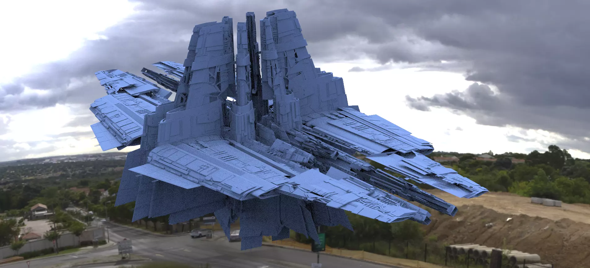 Stargate Pyramid City 3D model_0