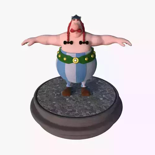 Obelix cartoon character