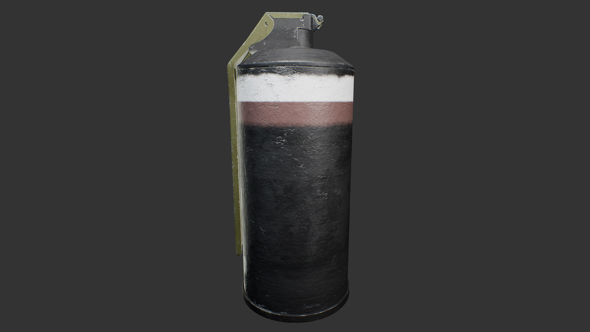 Mk141 Stun Grenade Low-poly 3D model_2