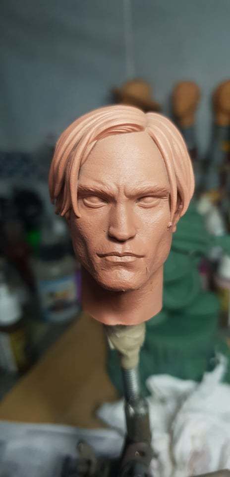 Robert Pattinson The Batman Head - Stl ready for printing 3D print model_5