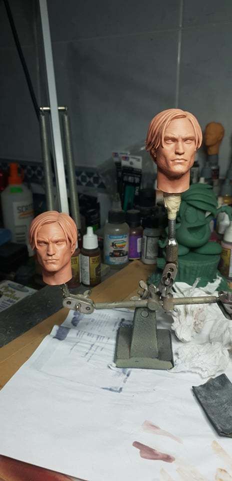 Robert Pattinson The Batman Head - Stl ready for printing 3D print model_7