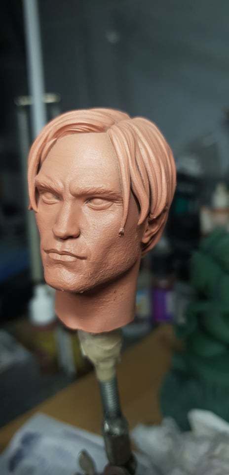 Robert Pattinson The Batman Head - Stl ready for printing 3D print model_6