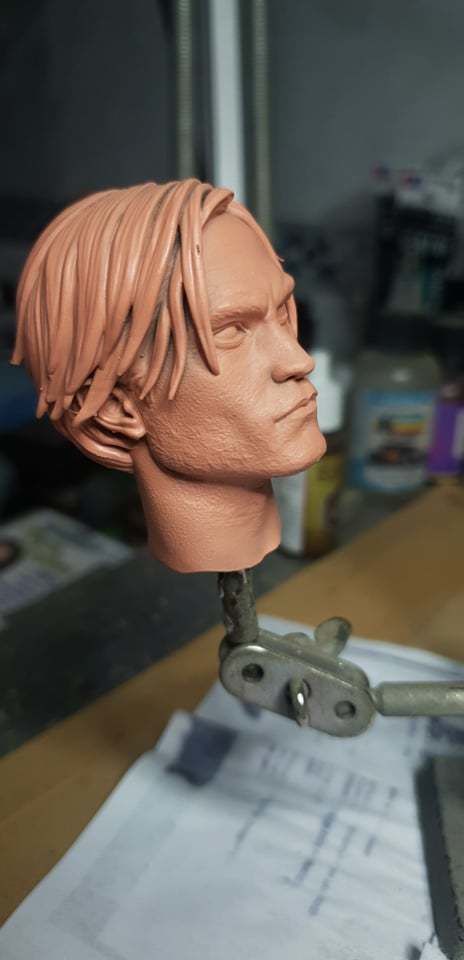 Robert Pattinson The Batman Head - Stl ready for printing 3D print model_8