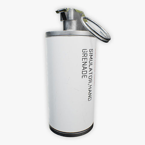 M116 Stun Grenade Low-poly 3D model