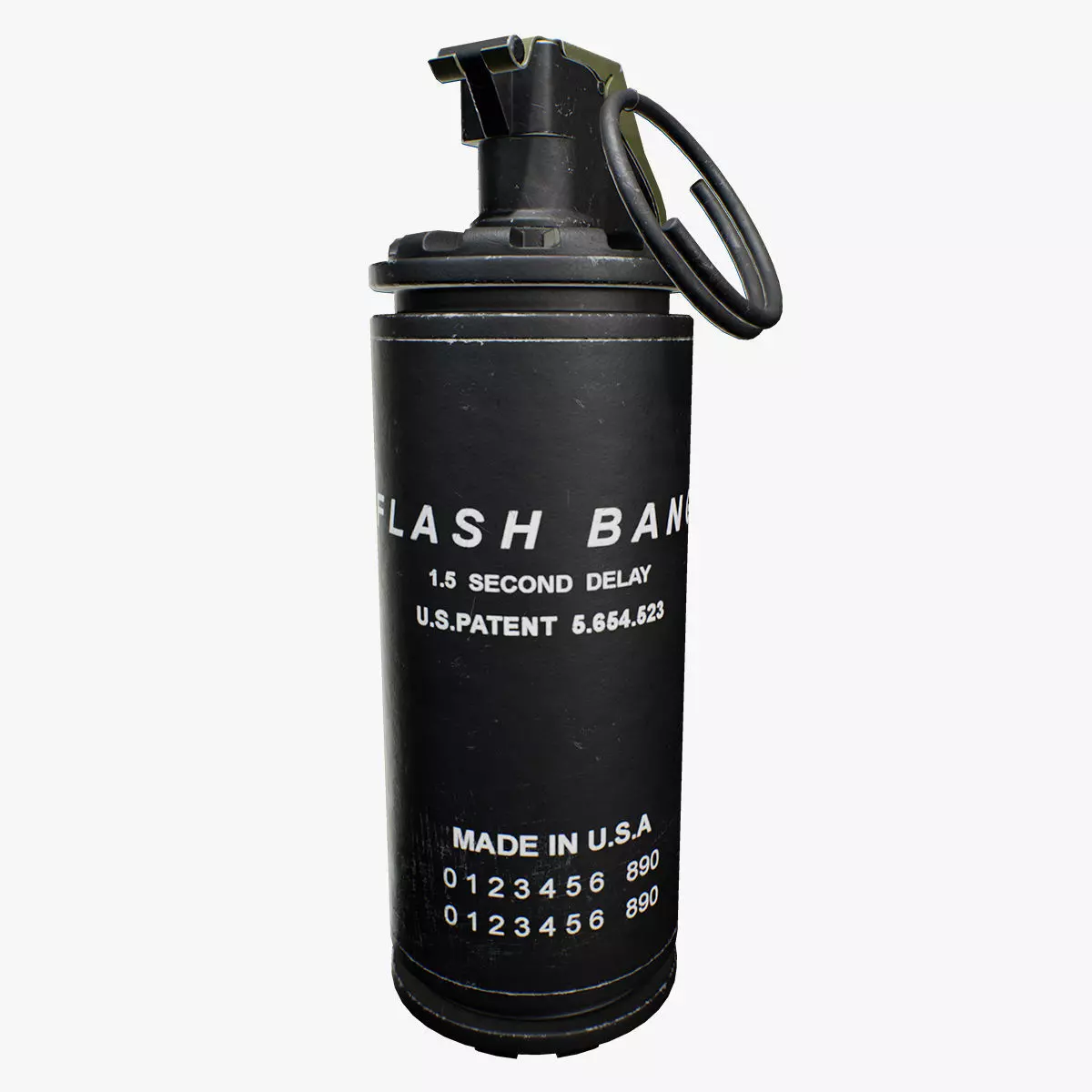 M7290 Stun Grenade Low-poly 3D model_0