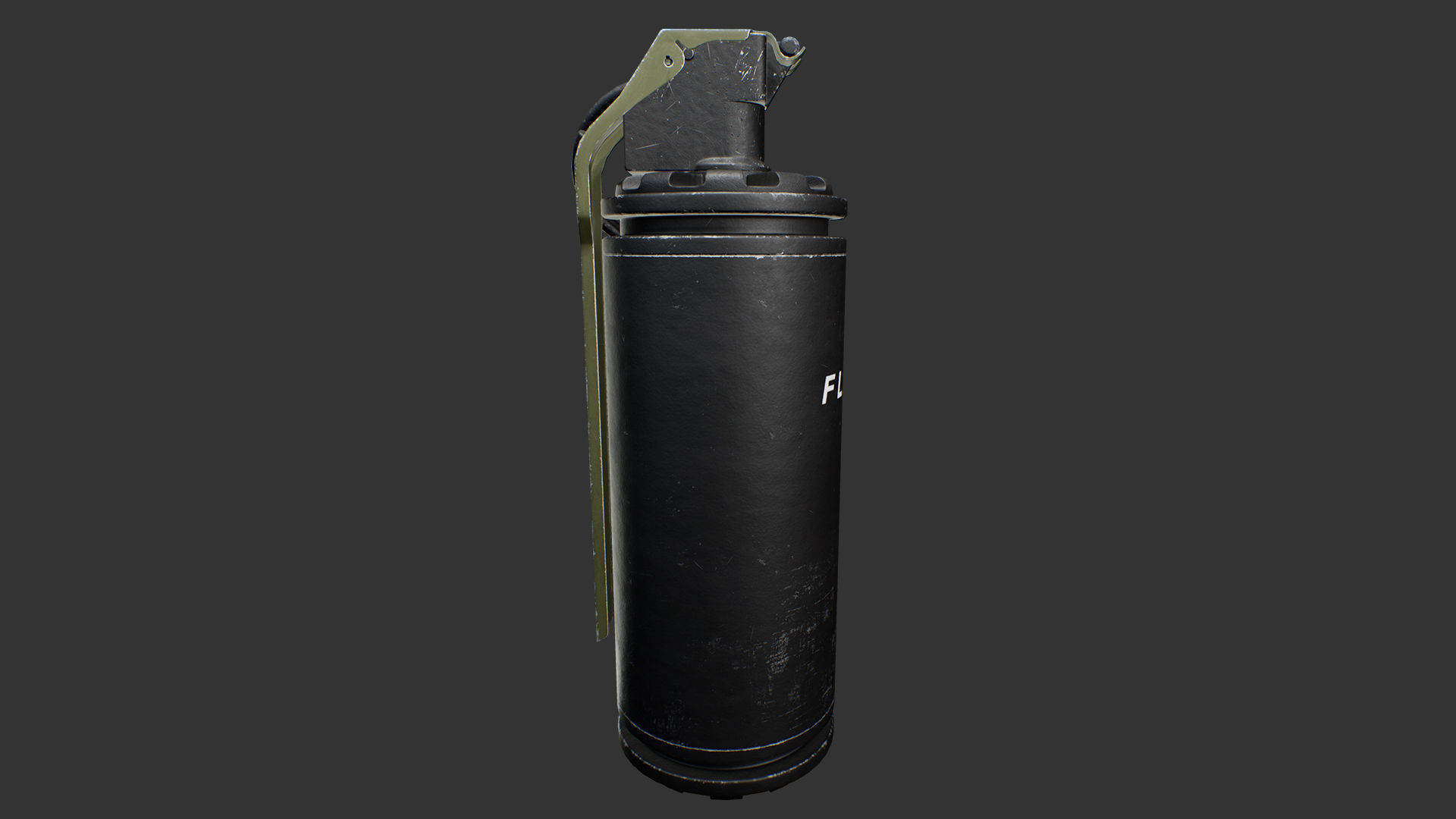 M7290 Stun Grenade Low-poly 3D model_2