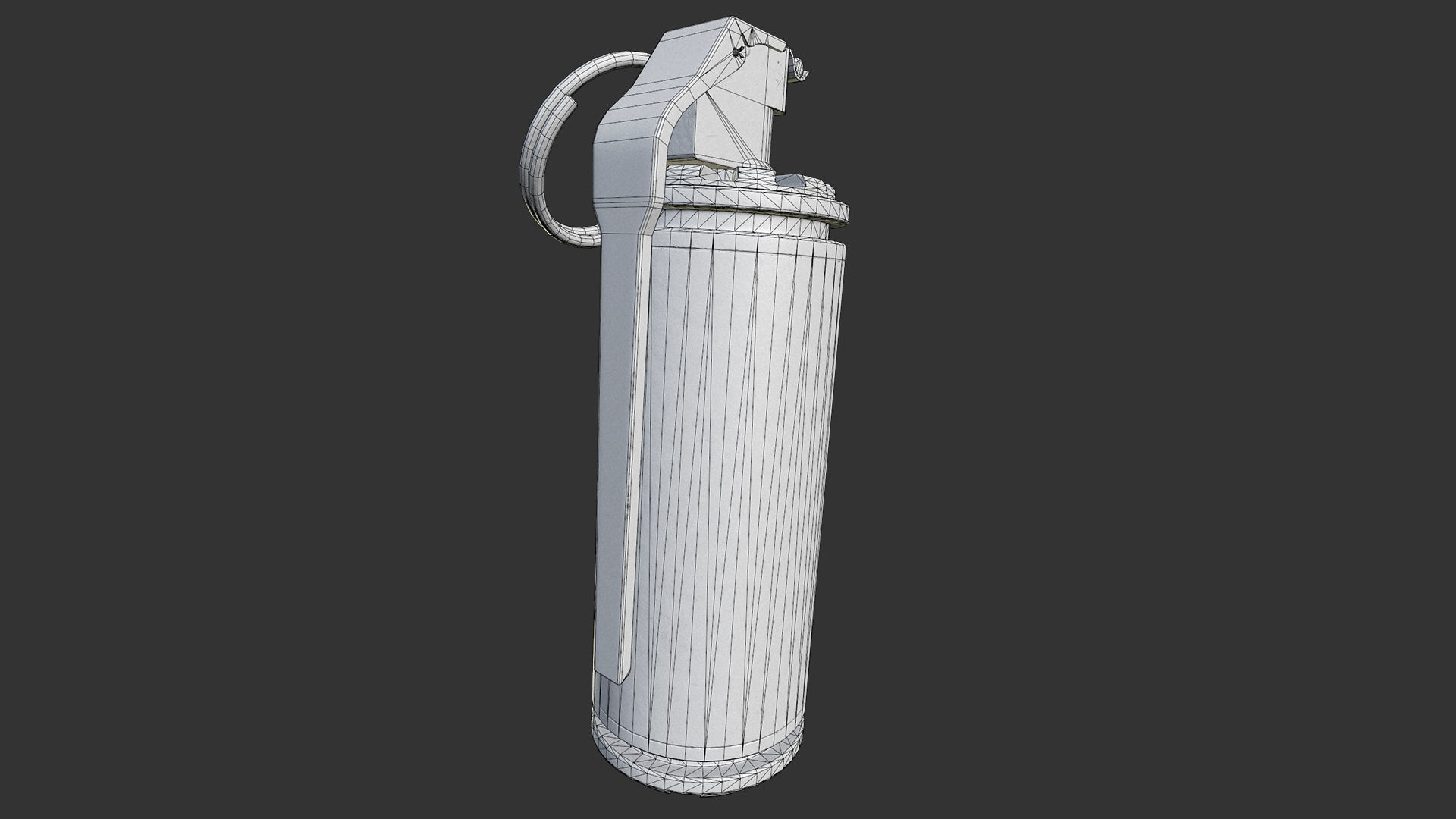 M7290 Stun Grenade Low-poly 3D model_9
