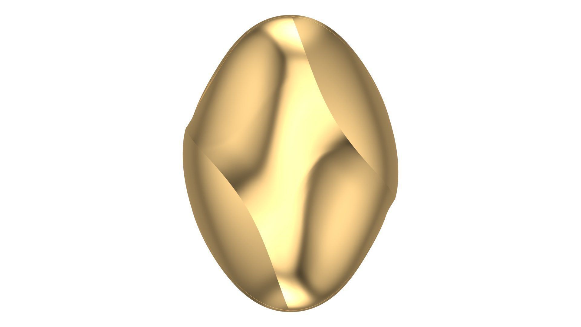 POLISHED FUSION RING-R05- 3D print model_11