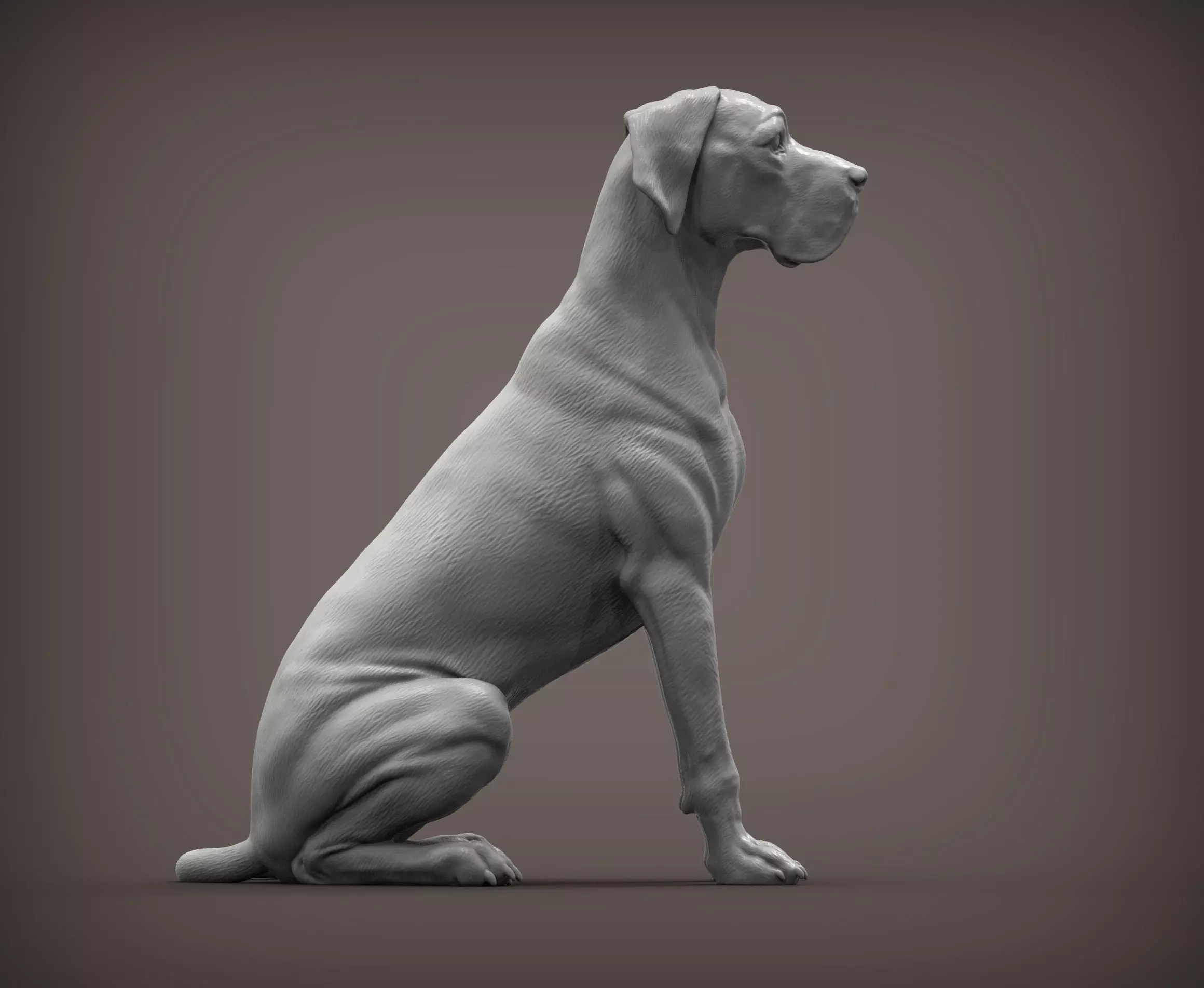 German Dog 3D print model
