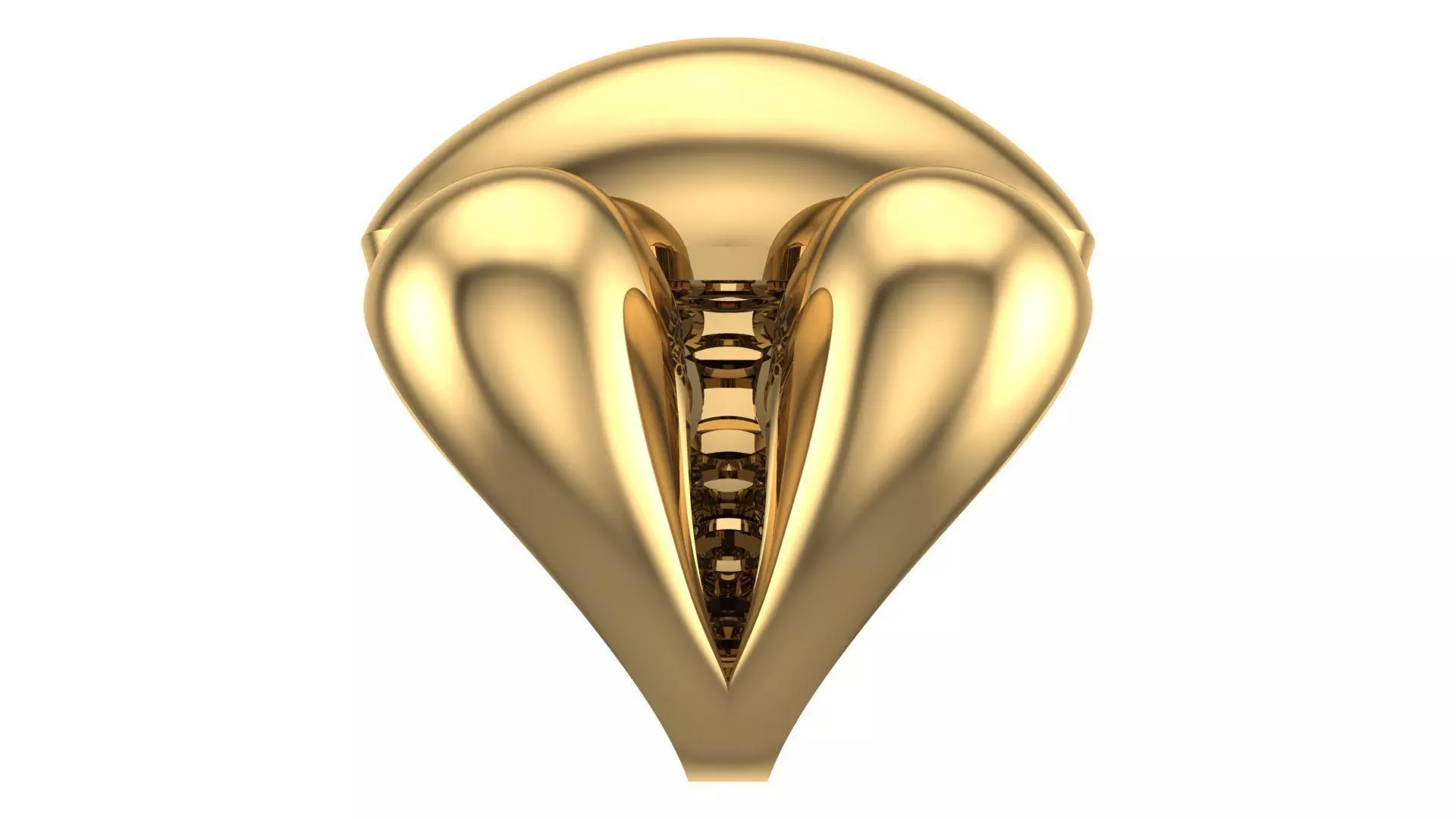 POLISHED FUSION RING-R07- 3D print model
