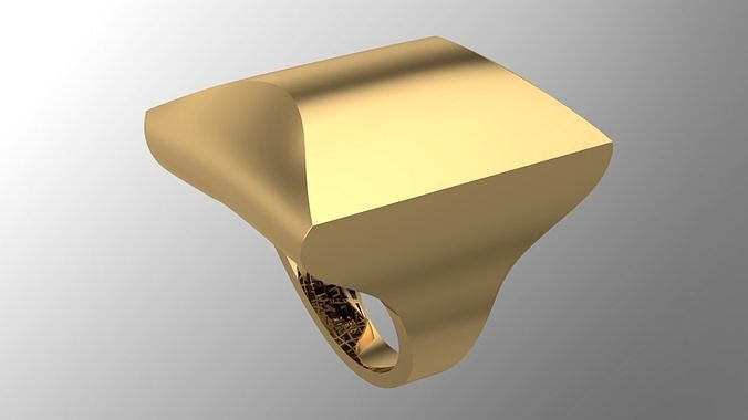 POLISHED FUSION RING-R10- 3D print model