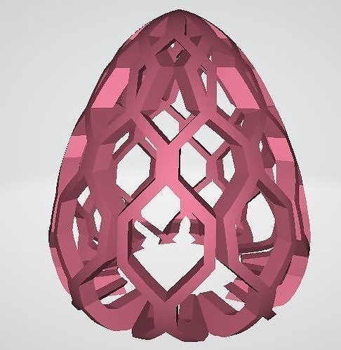 Egg Shaped Lamp housing Free 3D print model