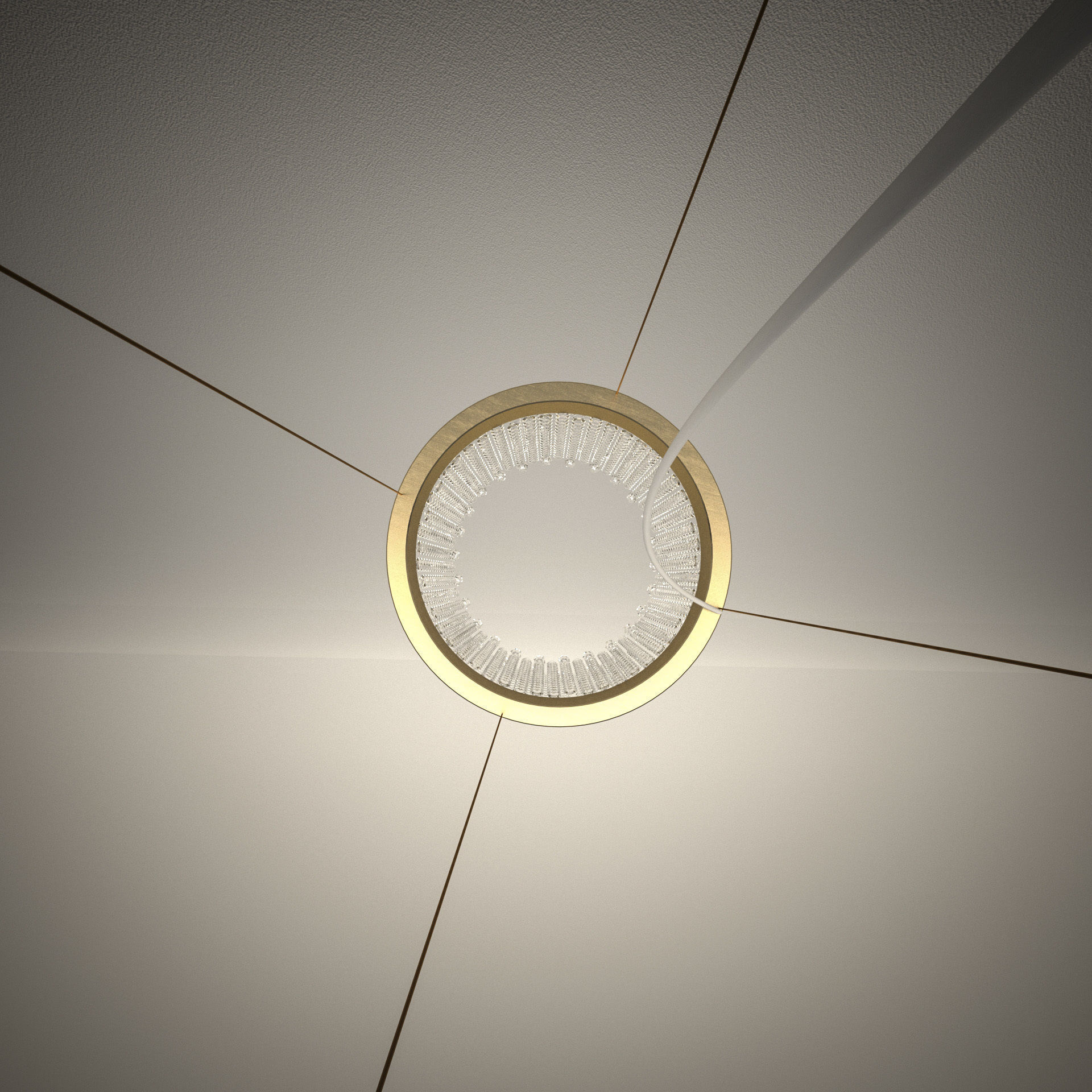 Crystal chandelier - Light4 ECLISSE suspension SO30 3D model_6